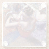 ダンサー1899エドガー・デガスポスター ガラスコースター (裏面)