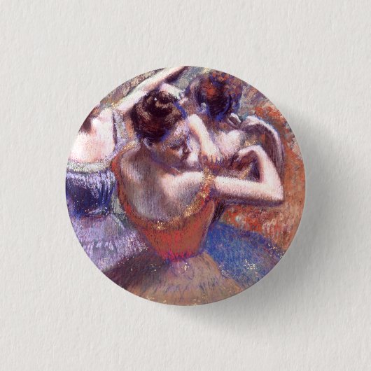 ダンサー1899エドガー・デガス 缶バッジ (正面)
