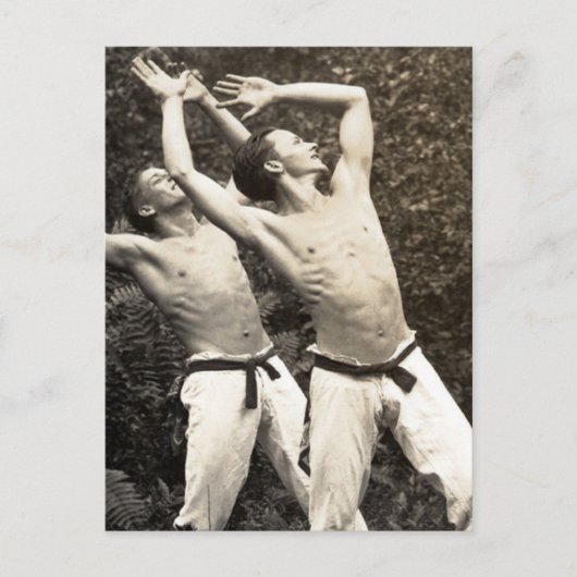 ダンサー1930年代葉書 ポストカード (正面)