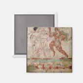 ダンサー2人とイルカ マグネット (正面/裏面)