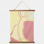 ダンサー2人のポスターペア 吊り下げ型タペストリー (正面)