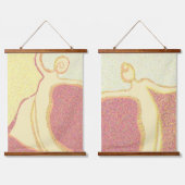 ダンサー2人のポスターペア 吊り下げ型タペストリー (ダブル)