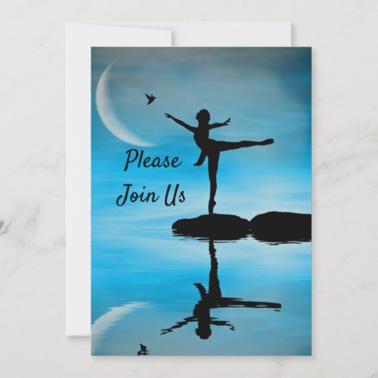 ダンサー3卒業 招待状 (正面)