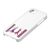 ダンサー:  インディアンのBollywoodのスタイルのダンス Case-Mate iPhoneケース (下部)