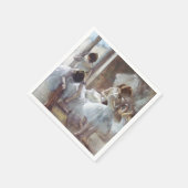 ダンサー・エドガー・デガ スタンダードカクテルナプキン (角)