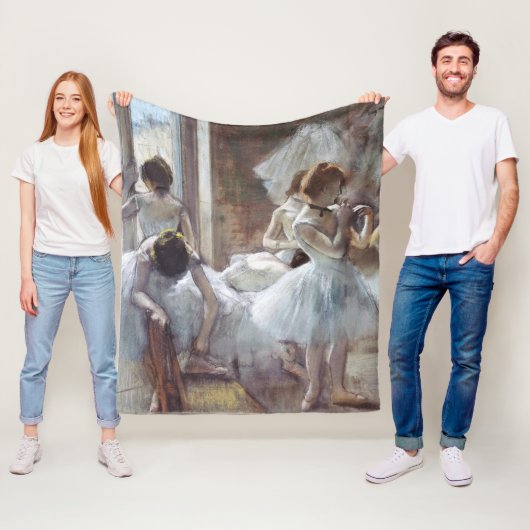 ダンサー・エドガー・デガ フリースブランケット (インサイチュ)