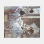 ダンサー・エドガー・デガ フリースブランケット (正面(横))