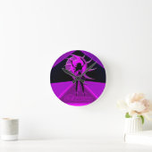 ダンサー*オンカ* ラウンド壁時計 (ホーム)