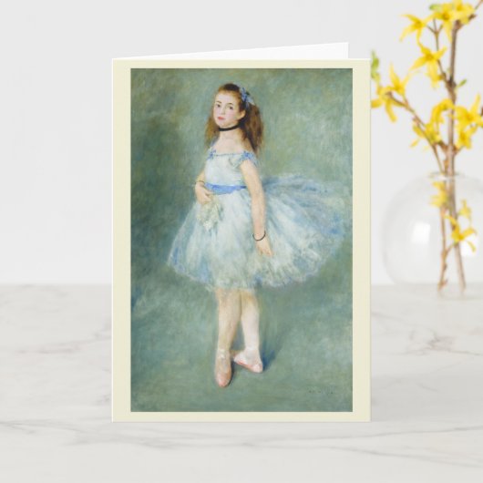 ダンサー カード (黄色い花)