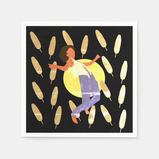 ダンサー スタンダードカクテルナプキン (正面)