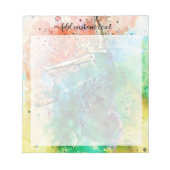 ダンサー スプラッター ノートパッド (正面)