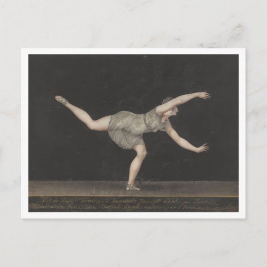 ダンサー，バルトロメウス・ジエセニス ポストカード (正面)