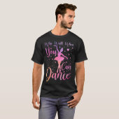 ダンサー バレエ リサイタル 歩くより踊りなさい  Tシャツ (正面フル)