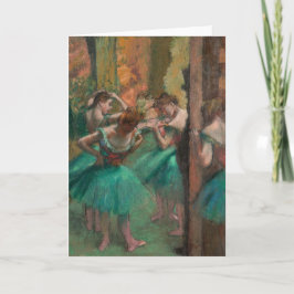 ダンサー、ピンクと緑 | Edgar Degas カード
