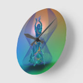 ダンサー*フェジャ* ラウンド壁時計 (傾斜)