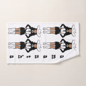 ダンサー/マジョレットウェスタン白黒#2 ハンドタオル (ハンドタオル)