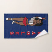 ダンサー/マジョレットハンドタオル海軍シルバーイーグルA ハンドタオル (ハンドタオル)