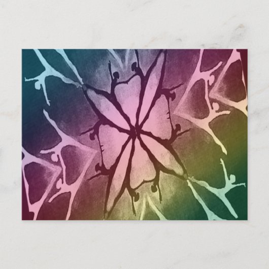 ダンサー（レインボー – ツイスト） ポストカード (正面)