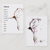 ダンサー 名刺 (正面/裏面)