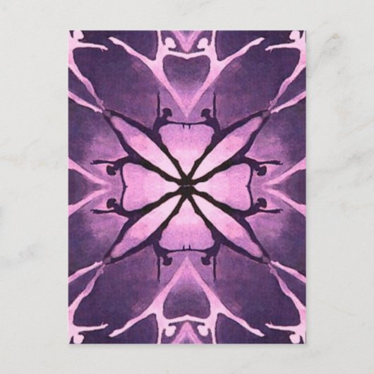 ダンサー(紫) ポストカード (正面)