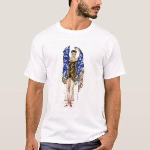 ダンサー(色のlitho)のための衣裳のデザイン tシャツ