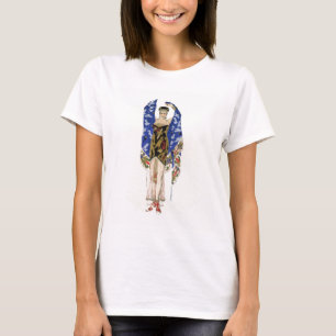 ダンサー(色のlitho)のための衣裳のデザイン tシャツ