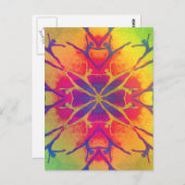 ダンサー(虹 – サイケデリック 2) ポストカード (正面/裏面)