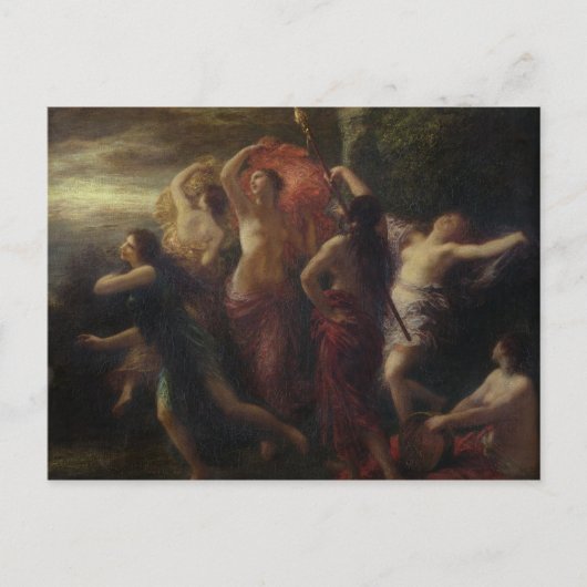 ダンサー， 1891 ポストカード (正面)