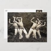 ダンサー， 1930年代，葉書 ポストカード (正面/裏面)