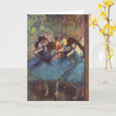 ダンサー – Edgar Degas - 1890 カード (黄色い花)