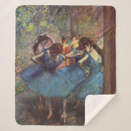 ダンサー – Edgar Degas - 1890 シェルパブランケット (正面)