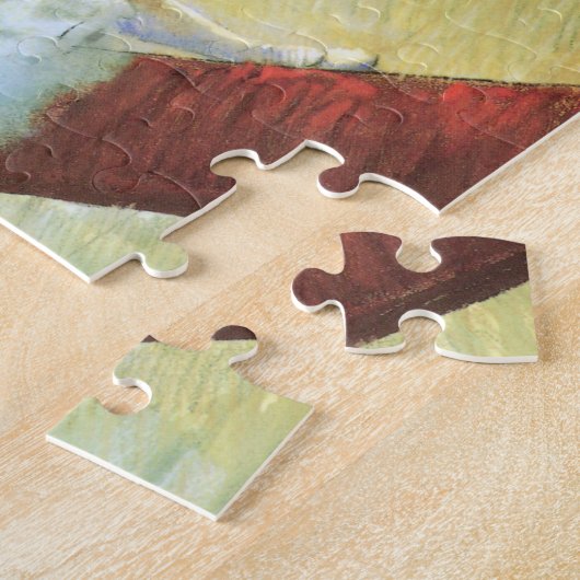 ダンサーEdgar Degasによって休む,ヴィンテージ・バレエ・アート ジグソーパズル (側面)