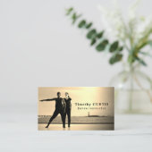 ダンサーonステージ,踊りインストラクター，ダンサー 名刺 (スタンド正面)