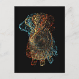 ダンシングガネーシャ　グッドラックポストカード ポストカード