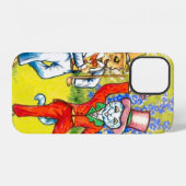 ダンシングキャッツ iPhoneケース (裏面横)