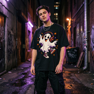 ダンシングゴースト ハロウィンTシャツ Tシャツ