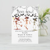 ダンシングスケルトンカウボーイ ハロウィン ハット 招待状 (スタンド正面)