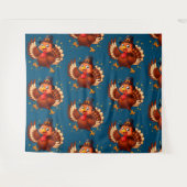 ダンシングターキー タペストリー (正面(横))