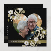 ダンシングデイジー / ゴールデンアニバーサリー 招待状 (正面/裏面)