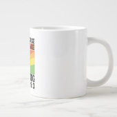ダンシングデザインで彼の名を称えよう ジャンボコーヒーマグカップ (右)