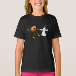 ダンシングハロウィン・パンプキン&ゴースト Tシャツ