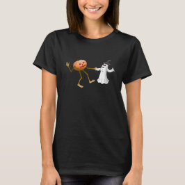 ダンシングハロウィン・パンプキン&ゴースト Tシャツ