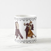 ダンシングハーツマグ コーヒーマグカップ (中央)