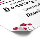 ダンシングフィート フリップフロップ | ラブバード ウェディングサイン ポスター (角)