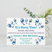 ダンシングブルードラゴンパーティー招待状 招待状 (スタンド正面)