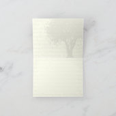 ダンシングブルームズ 青い木に感謝 サンキューカード (内部)