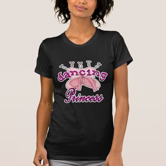 ダンシングプリンセス バレエデザイン Tシャツ (正面)