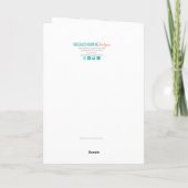 ダンシングヘレボルス水彩結婚記念日カード カード (裏面)