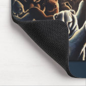 ダンシングベアアートマウスパッド野生動物アートマウスパッド マウスパッド (コーナー)