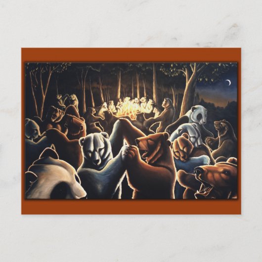 ダンシングベアーズ ポストカード お祝い ポストカード (正面)